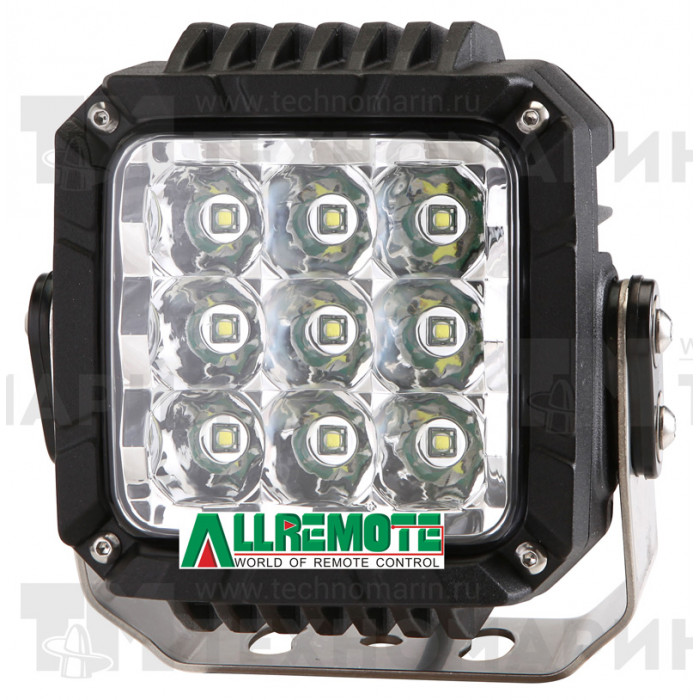 Прожектор светодиодный для ATV, 9х10W направленный свет OS-053 LED ALLREMOTE
