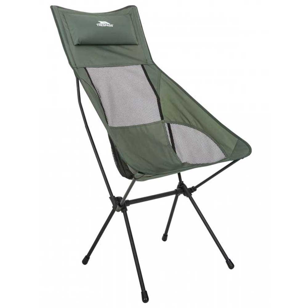 Trespass UUACMITR0028-OLI-EACH Roost Tall Lightweight Складной стул Зеленый Olive
