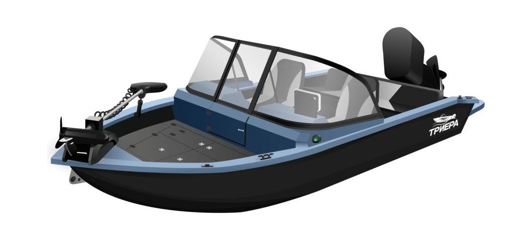 Купить Моторная лодка, Триера 490 FISH, красный TR490_red 7ft.ru в интернет магазине Семь Футов