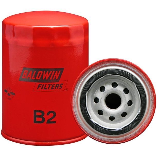Baldwin BLDB2CLA B2 Форд V 8-302-301 Двигатель Блокировать масло фильтр Красный Red
