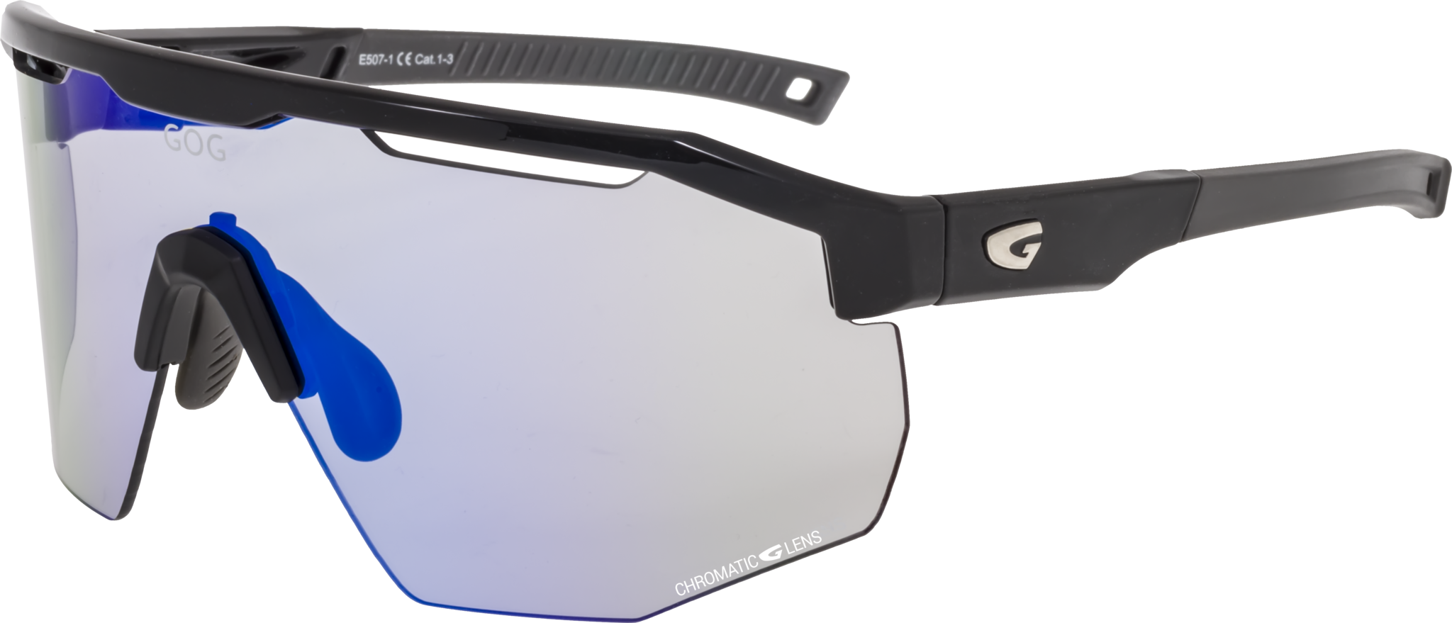Купить Спортивные очки GOG Argo С / Black-Grey / Photochromic Blue Lens, e507-1c 7ft.ru в интернет магазине Семь Футов