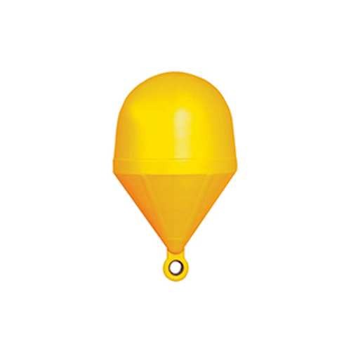 Буй маркировочный из желтого жесткого пластика Nuova Rade 16428 660 х 400 мм 42,5 кг сферический с пеной