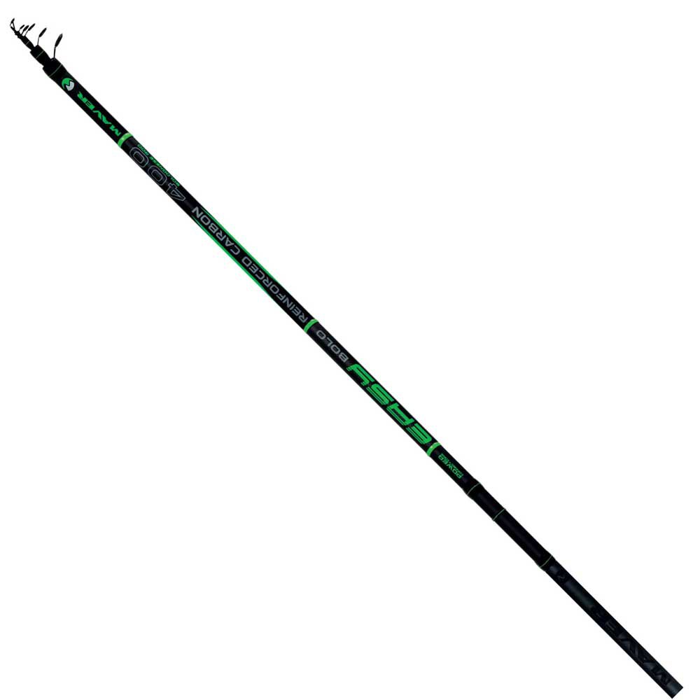 Maver 5764400 Easy Tele Болонский Стержень Серебристый Black 4.00 m