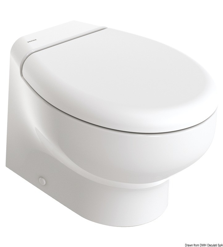 Купить Электрический туалет компактный Thetford Tecma Silence Plus 2G Short 390x510x360мм 12В, Osculati 50.227.02 7ft.ru в интернет магазине Семь Футов