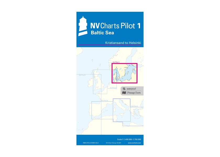 Купить NV VERLAG Passage Chart 1 Baltic Sea - Kristiansand to Helsinki 24631-bvs 7ft.ru в интернет магазине Семь Футов