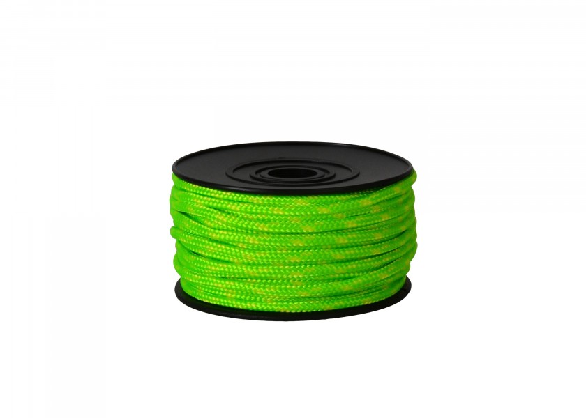 Купить Плетеный шнур / неоновый зеленый / Веревка-Ø: 2 мм; Длина: 25 м 60971-bvs 7ft.ru в интернет магазине Семь Футов