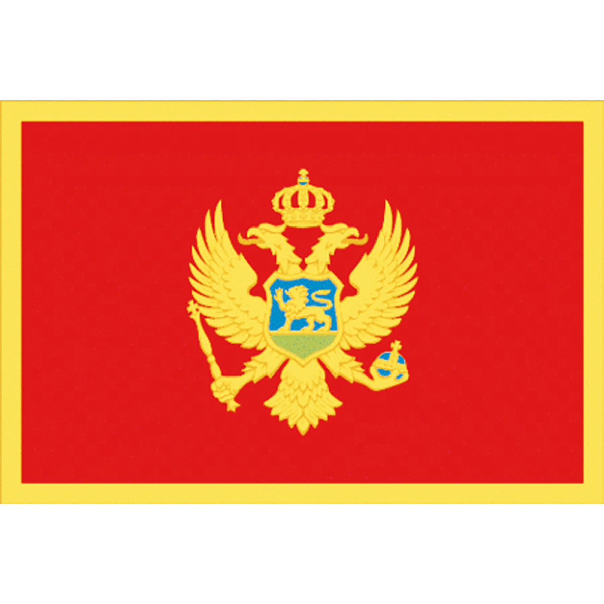 Флаг Черногории гостевой Adria Bandiere BM322 30х45см