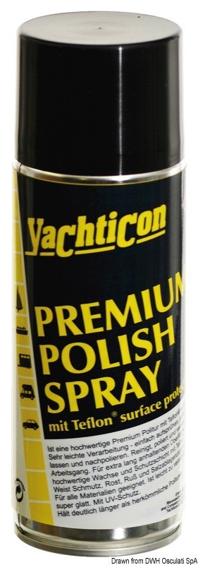 Купить Полироль-спрей с тефлоном Yachticon Premium Polish Spray 05267 400 мл 7ft.ru в интернет магазине Семь Футов