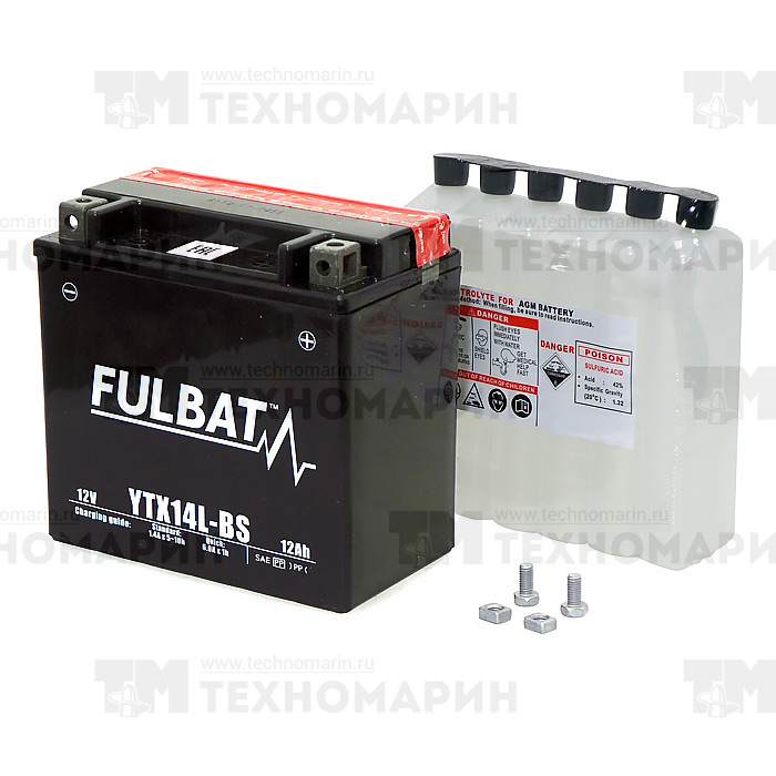 Аккумулятор FTX14L-BS (YTX14L-BS) FULBAT