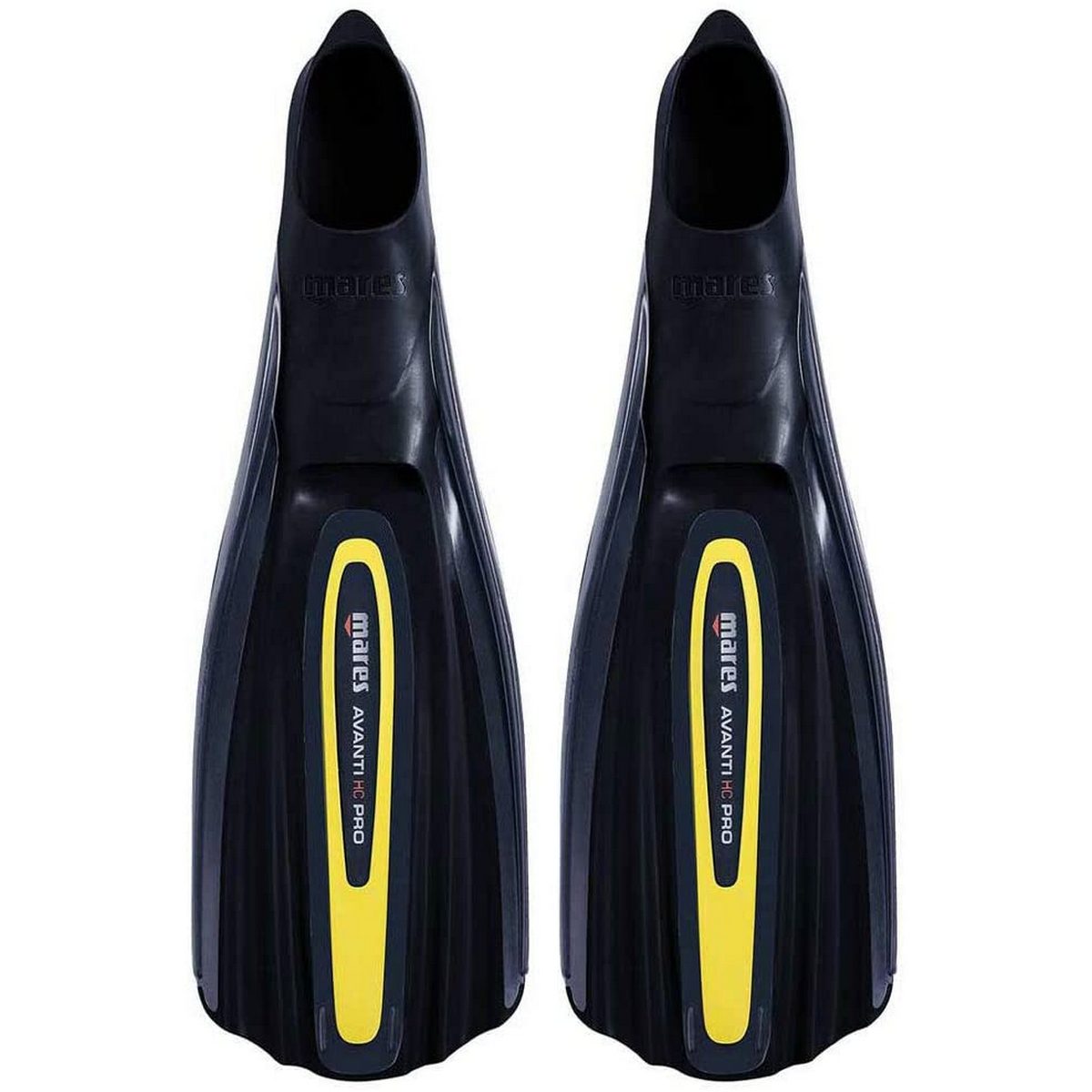 Ласты для плавания Mares Avanti HC Pro FF 410347 размер 36-37 черно-желтый