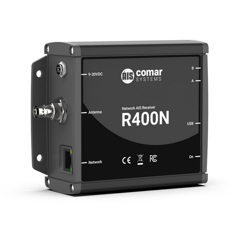 Сетевой приемник Comar R400N 001-1042 двухканальный с выходом Ethernet 12В 132x106x46мм