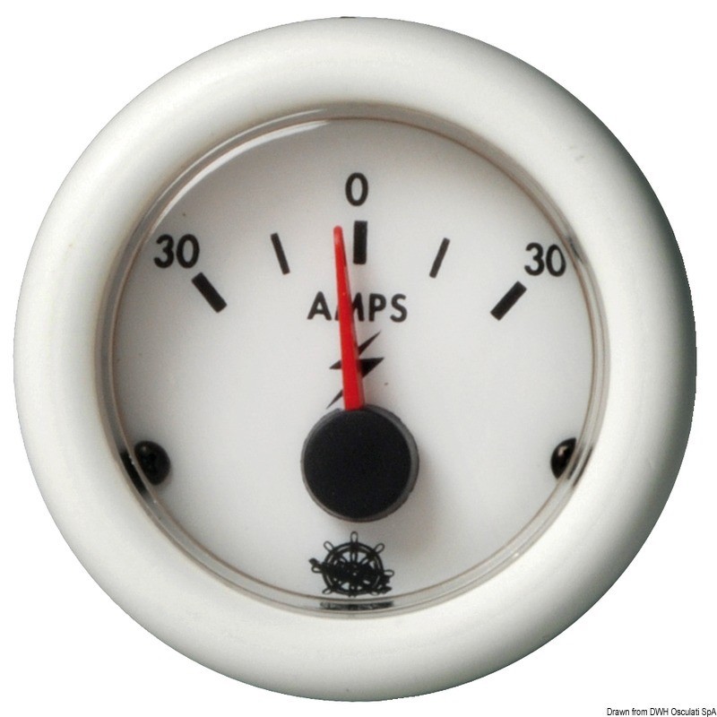 Guardian ammeter white 30-0-30 A, 27.536.01