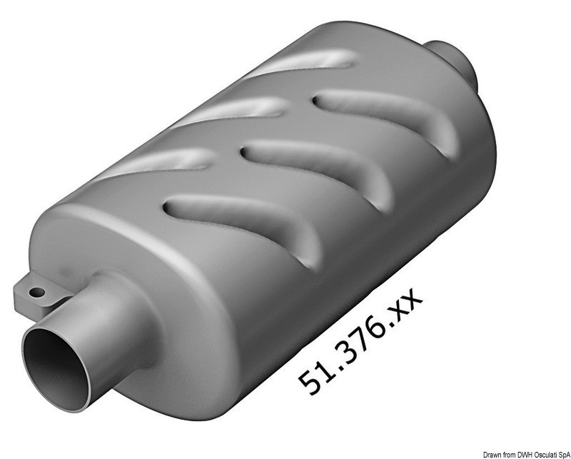 Купить Horizontal silencer 45 mm, 51.376.02 7ft.ru в интернет магазине Семь Футов