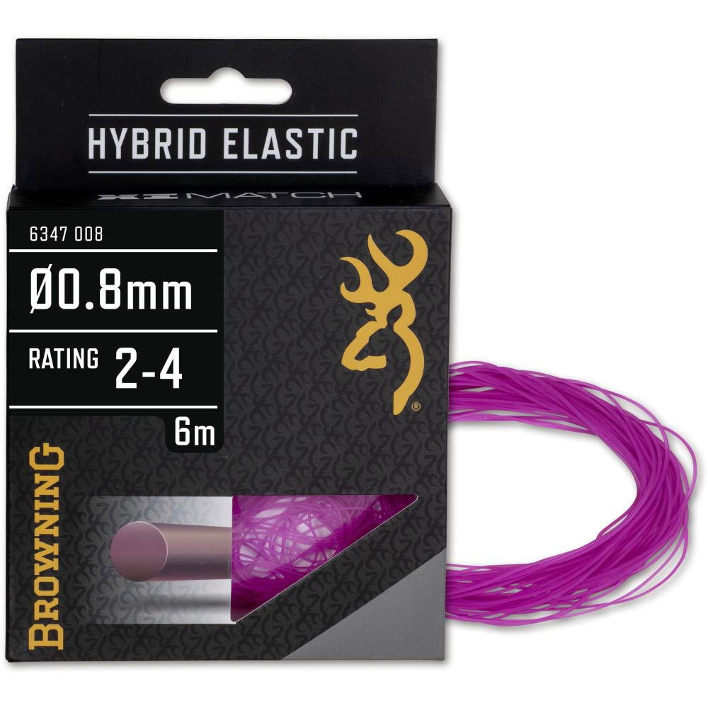 Browning 6347008 Hybrid 6 m Гибкая Линия Фиолетовый Pink 0.8 mm 