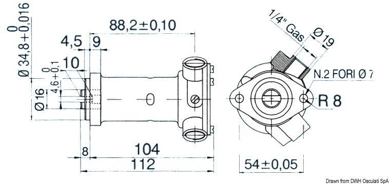 Купить Nauco ST 103 pump 1/4 16.043.00 7ft.ru в интернет магазине Семь Футов