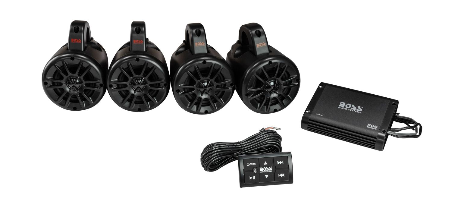 Купить Морская акустика на таргу BOSS BPS4B, MRWT40RGB.4 Boss Audio UNI4RGB 7ft.ru в интернет магазине Семь Футов