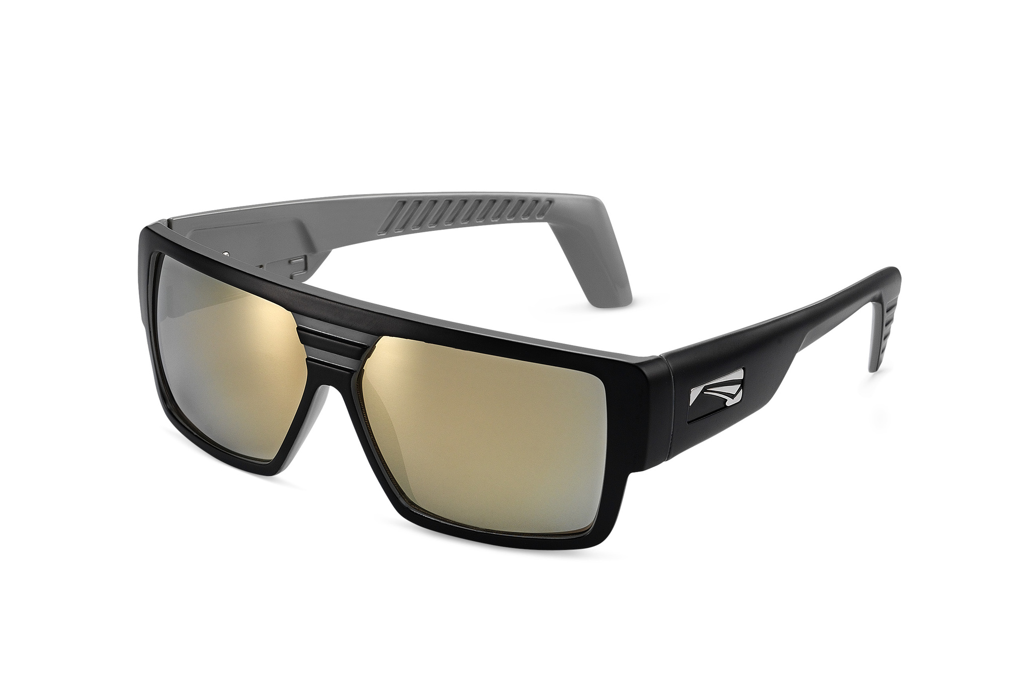 Купить Спортивные очки LiP Rock / Matt Black-Gloss Grey / PC / Zeiss ML Rose Gold Mirror 7ft.ru в интернет магазине Семь Футов