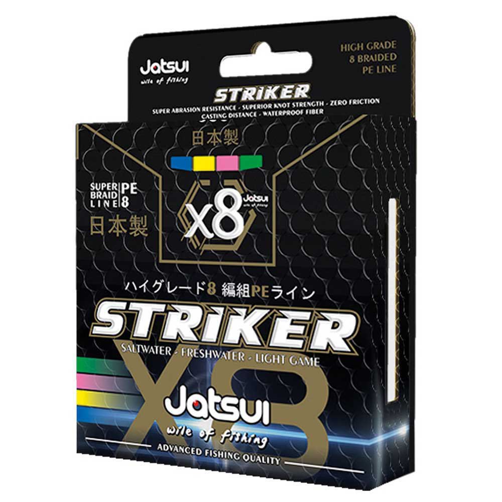 Jatsui D3700560 Striker X8 500 m Плетеный Бесцветный Multicolour 0.185 mm