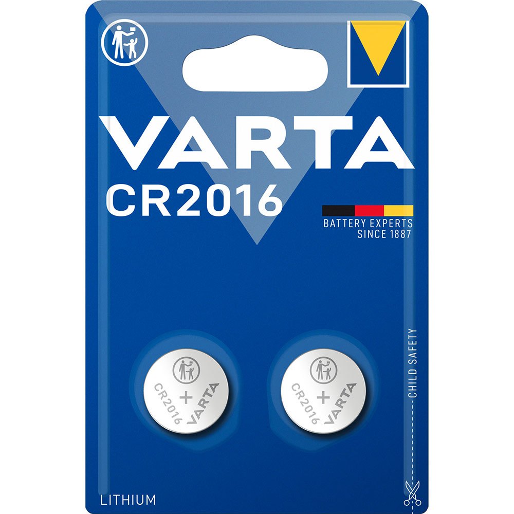 Varta 38481 CR2016 Кнопка Батарея 2 единицы Серебристый Silver
