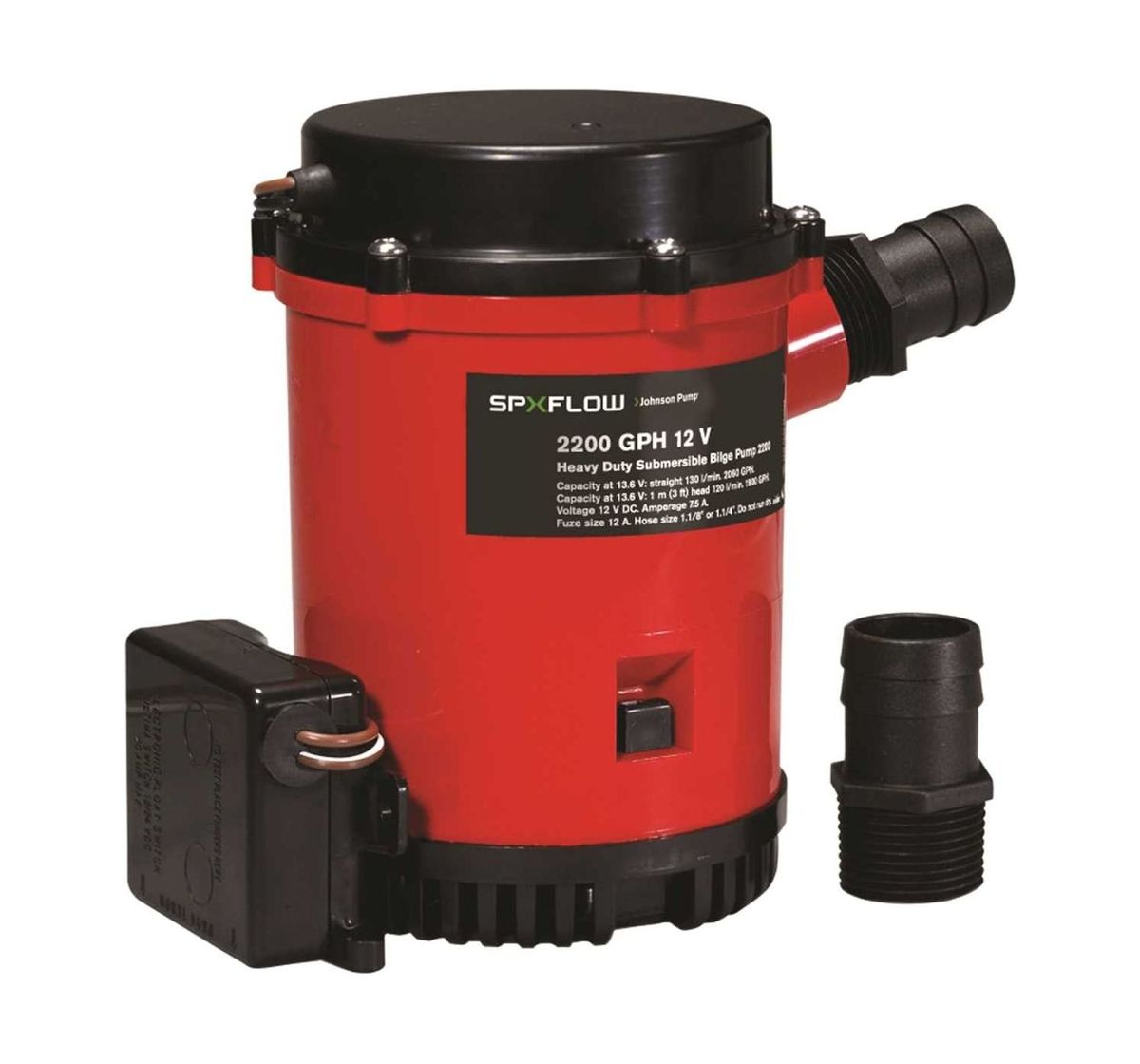 Купить Помпа осушительная 2200GPH, автоматическая 12В, Spx Ultima Johnson Pump 1822028 7ft.ru в интернет магазине Семь Футов