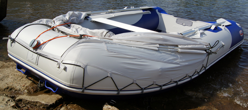 Купить Стояночный тент на лодку (185 х 290 см), серый ТентHD370-390 7ft.ru в интернет магазине Семь Футов
