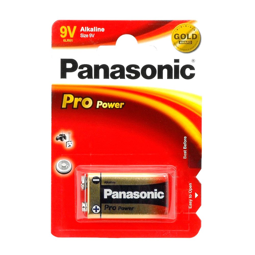 Panasonic 6LR61PPG/1BP 1 Pro Power 6 LR 61 9V Block Аккумуляторы Золотистый