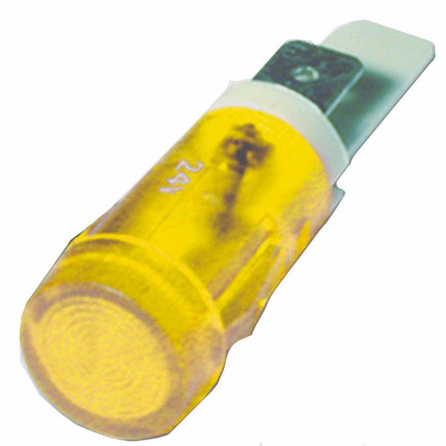 Pros 23400071 Neon Желтый  Amber (12 mm) 230V 