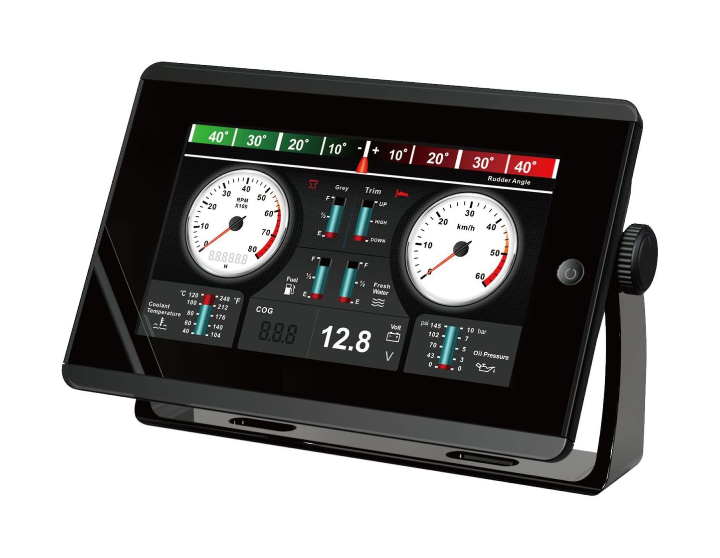 Купить Морской многофункциональный дисплей MFD-70, 7 дюймов, сенсорный, TFT, Marine Rocket MFKMB70MRP 7ft.ru в интернет магазине Семь Футов