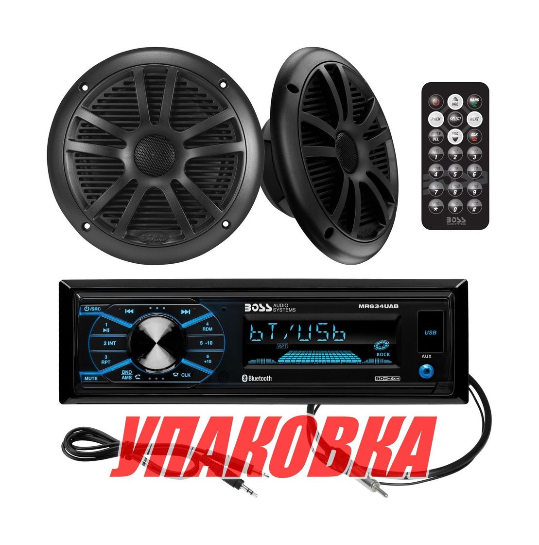 Купить Морская аудиосистема BOSS MCBK634B.6 (комплект2) (упаковка из 9 шт.) Boss Audio MCBK634B.6_pkg_9 7ft.ru в интернет магазине Семь Футов