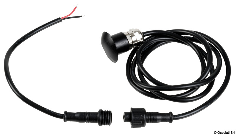 Купить White LED courtesy light matt black anodized aluminium body, Osculati 13.182.10 7ft.ru в интернет магазине Семь Футов