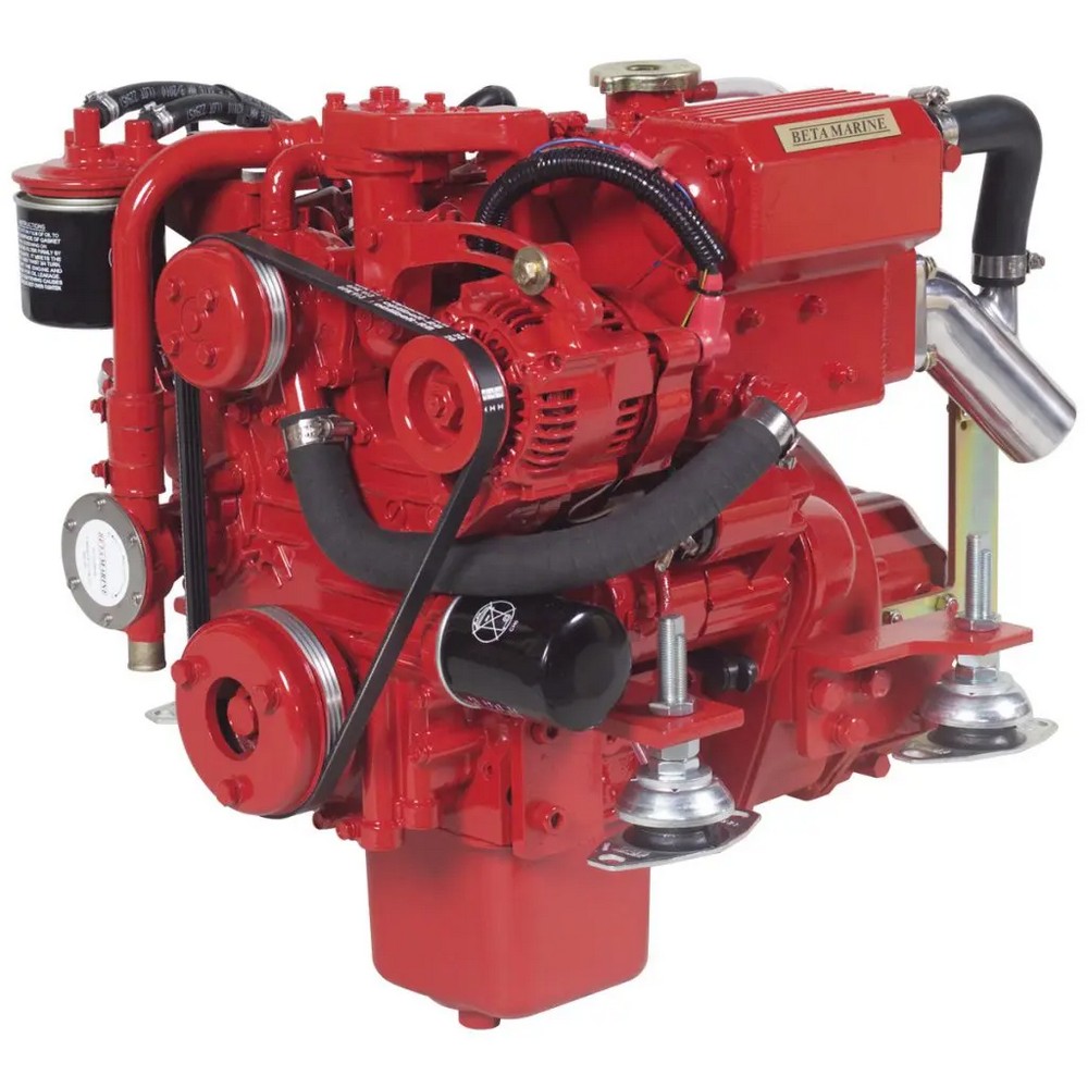 Судовой дизельный двигатель Beta 10 c механическим реверс-редуктором ТМС40 10 л.с 3000 об./мин