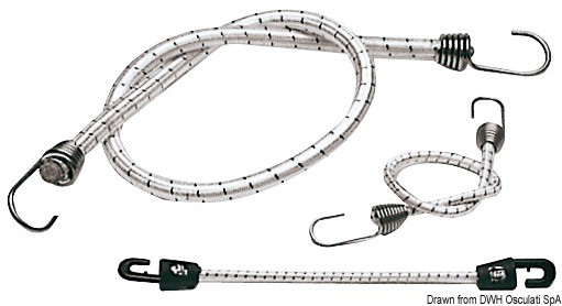 Купить Shock cord+ SS hook 50 cm x 8 mm, 63.508.10 7ft.ru в интернет магазине Семь Футов