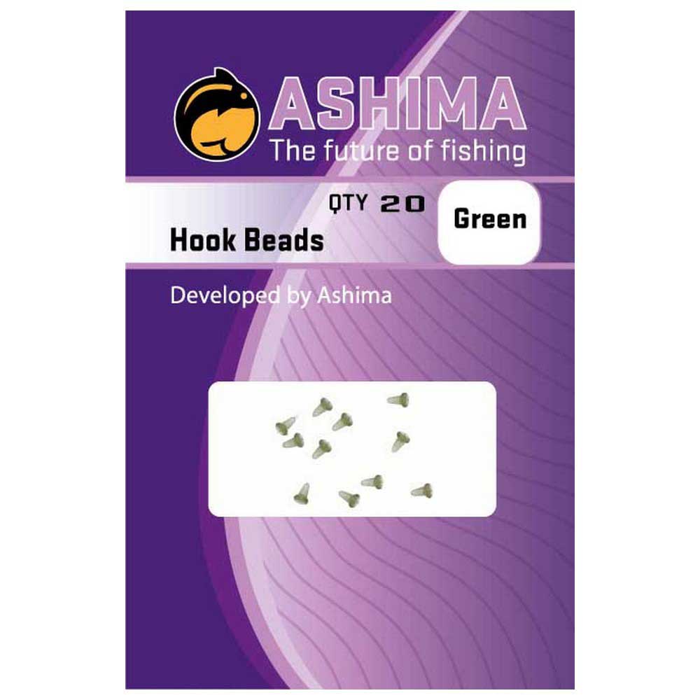 Ashima fishing AHBG Крючки Бусины  Green