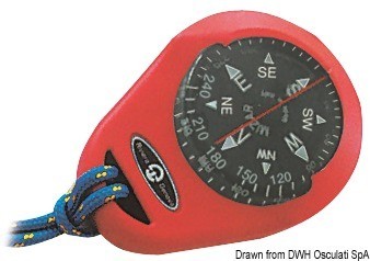 Купить RIVIERA compass Mizar w/soft casing red, 25.066.03 7ft.ru в интернет магазине Семь Футов