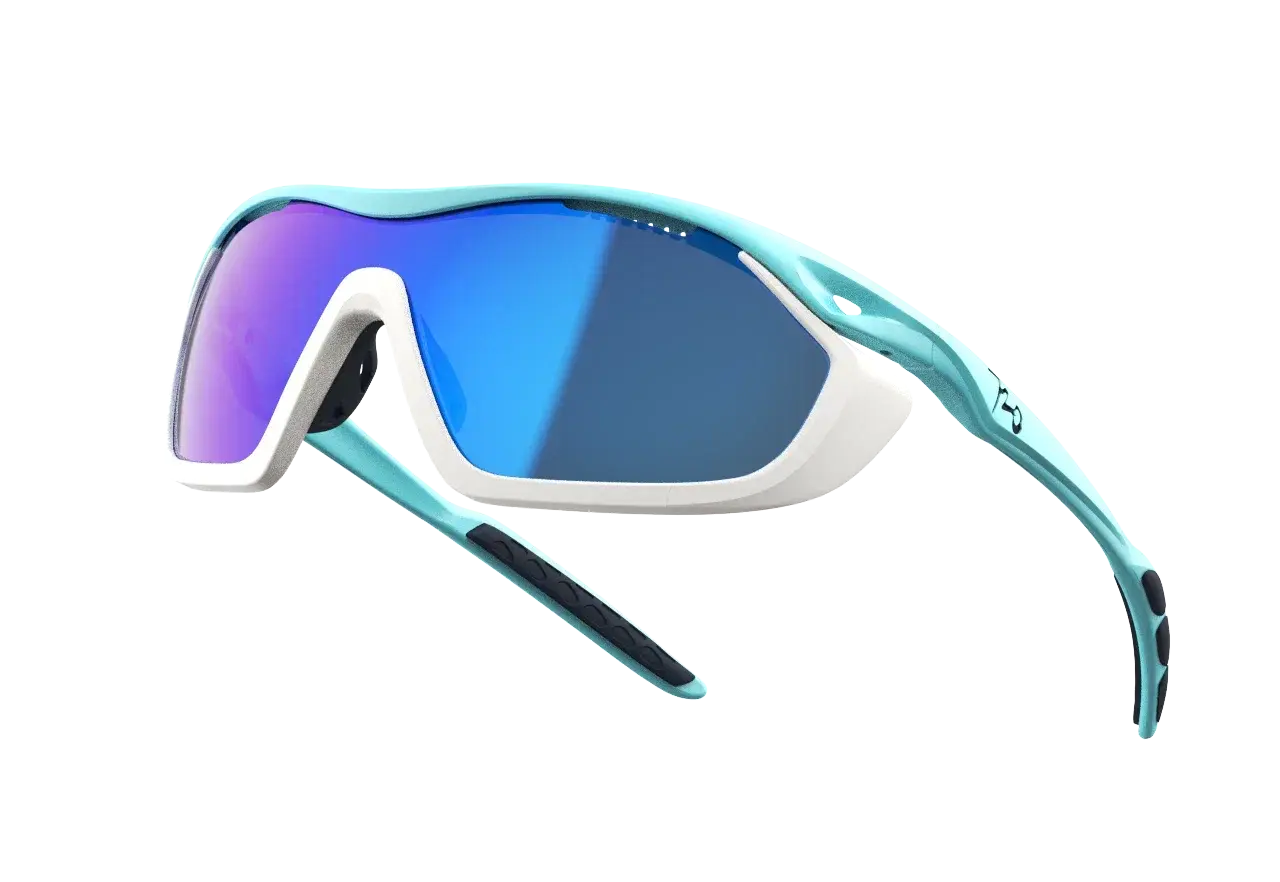 Купить Спортивные очки с диоптриями 720armour Analog Pro / Matte Aquamarine / Matte White Gasket / Smoke Full Blue Ti Lens, rx-234/b355g-5 7ft.ru в интернет магазине Семь Футов