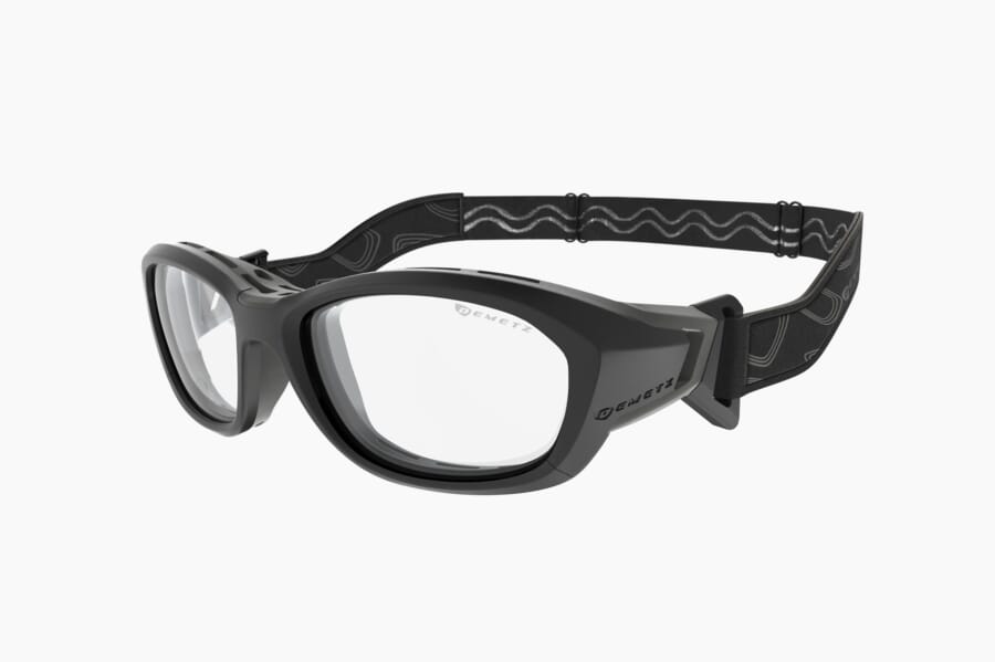 Купить Спортивные очки с диоптриями Demetz Smash / Plastic Black / Grey Mat 57-18, smash517857 7ft.ru в интернет магазине Семь Футов