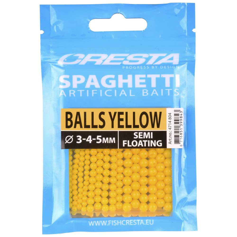 Cresta 4714-804 Spaghetti Balls Искусственные наживки Желтый Yellow