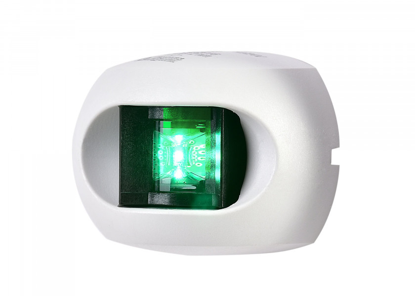 Купить AQUA SIGNAL Series 34 LED Starboard Light / white housing 20183-bvs 7ft.ru в интернет магазине Семь Футов