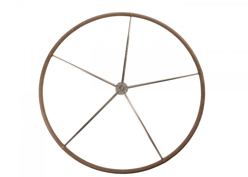 Купить BAVARIA 300609_BE Рулевое колесо из нержавеющей стали, обтянутое кожей 23263-bvs 7ft.ru в интернет магазине Семь Футов