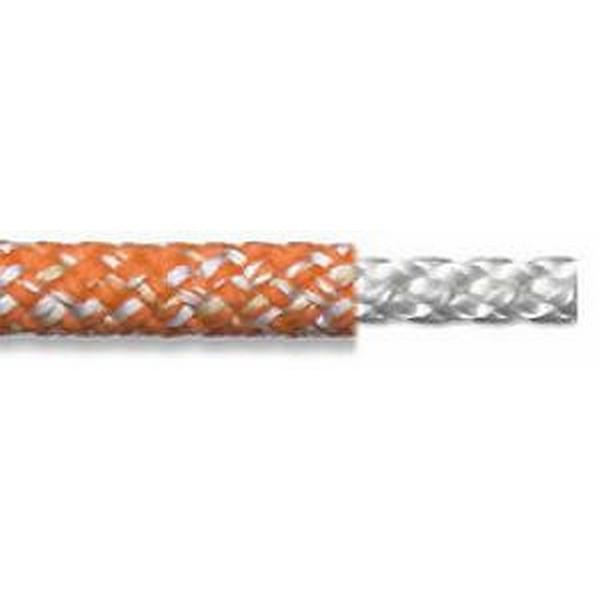 Трос синтетический бело-оранжевый FSE Robline Super Dinghy Sheet 715967 5,5 мм 50 м
