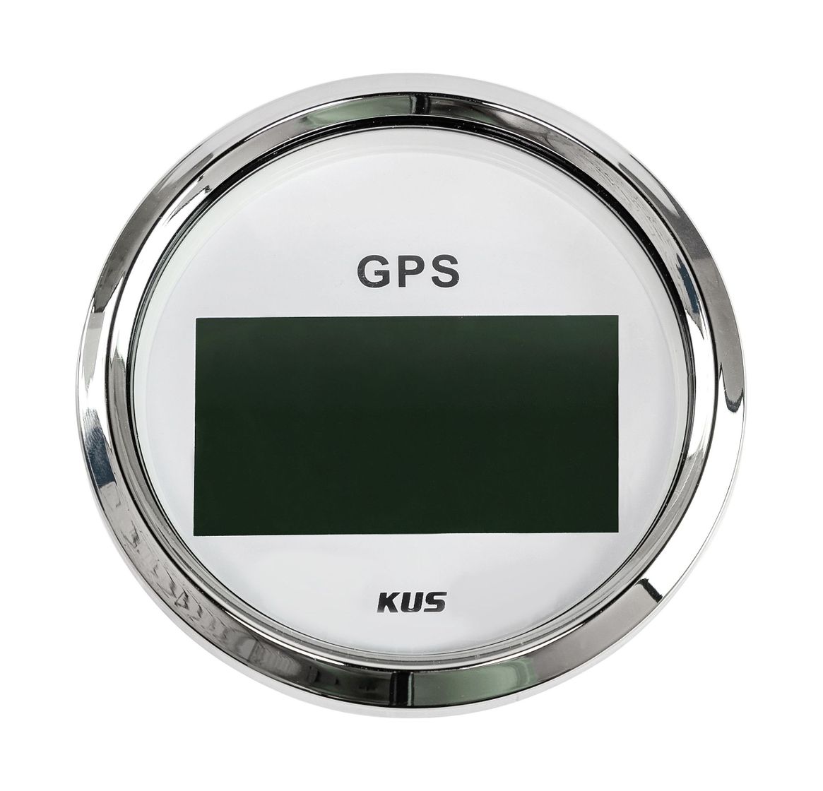 Купить GPS-спидометр электронный, белый циферблат, нержавеющий ободок, выносная антенна, д. 85 мм KUS JMV00260_KY08109_sale 7ft.ru в интернет магазине Семь Футов