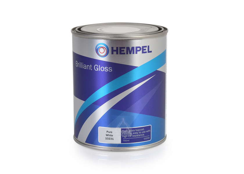 Купить HEMPEL BRILLIANT GLOSS Однокомпонентное верхнее покрытие / Цвет: Белый; Цветовой код: полярно-белый 10501; Содержимое: 0,75 л. 7ft.ru в интернет магазине Семь Футов