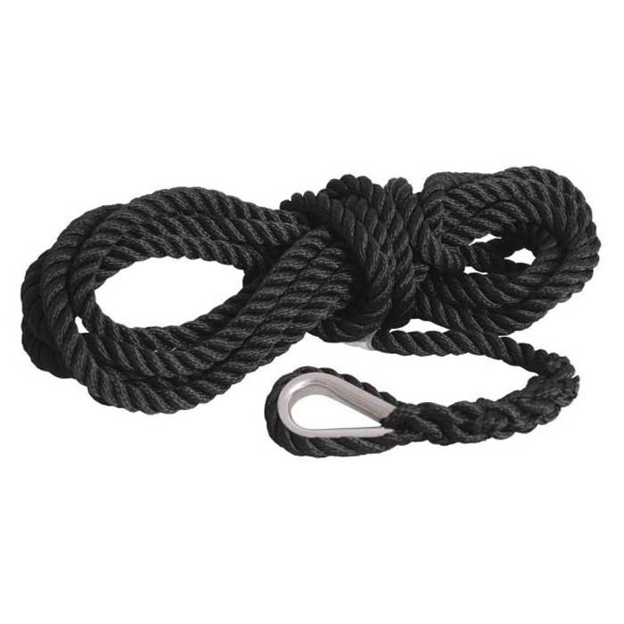 Gleistein ropes MR091006 6 m Веревка из нержавеющей стали 2 единицы Black 10 mm
