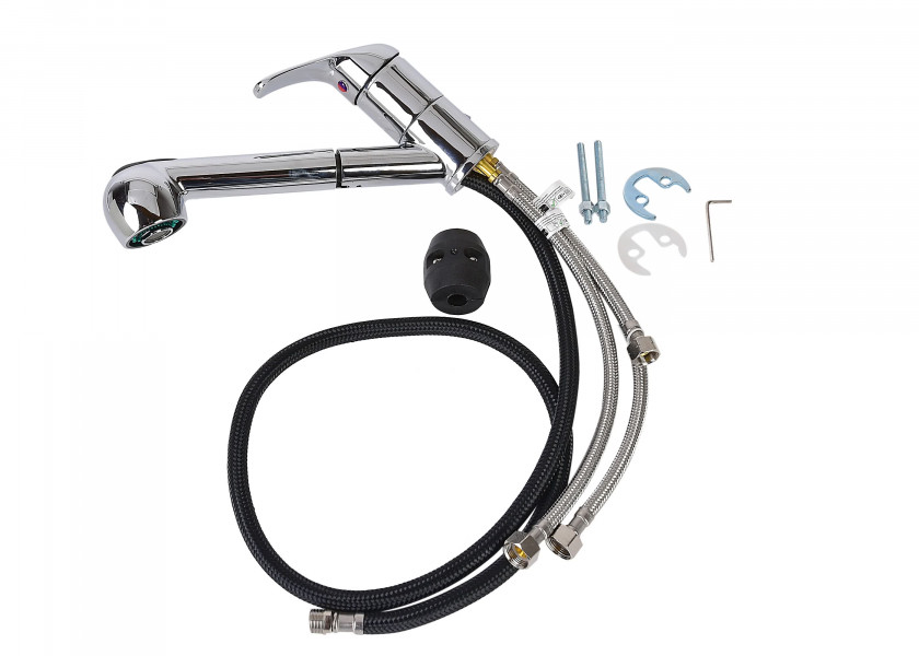 Купить BAVARIA 300879_BH SUPRA Смеситель для мойки с душевой лейкой 20501-bvs 7ft.ru в интернет магазине Семь Футов