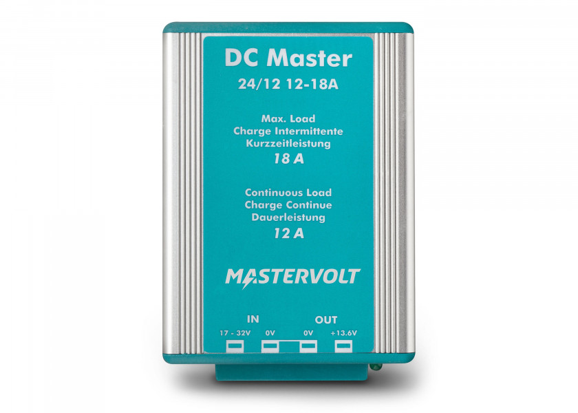 Купить MASTERVOLT 81500300 Главный преобразователь постоянного тока в постоянный ток от 24 В до 12 В / 12 А 20171-bvs 7ft.ru в интернет магазине Семь Футов