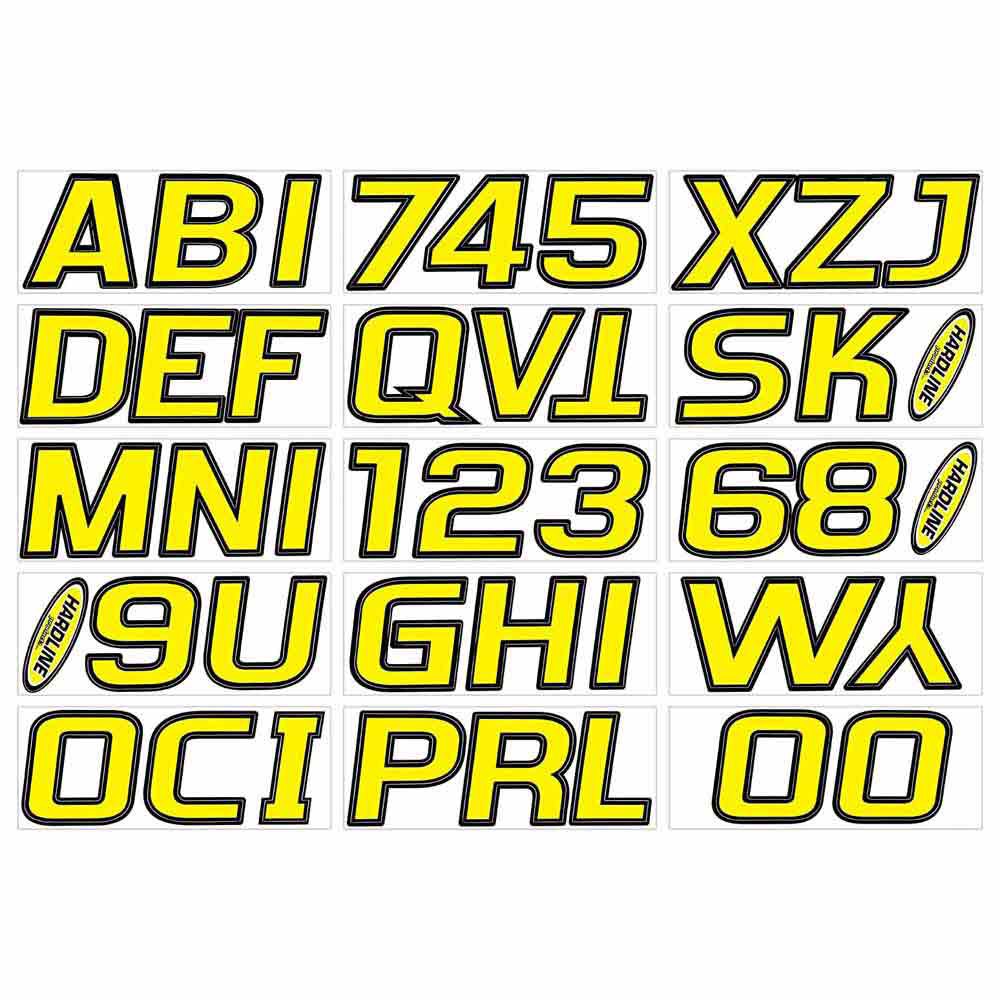 Trac outdoors 328-YEBLK700 Series 700 Регистрационное письмо Желтый Yellow / Black