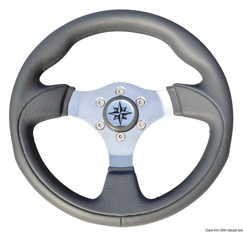 Купить Tender steering wheel grey/polished SS Ø 280 mm, 45.138.02 7ft.ru в интернет магазине Семь Футов