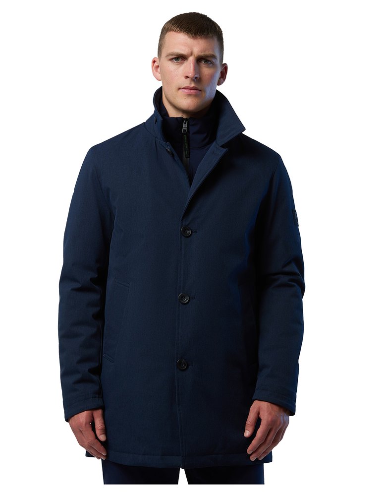 Купить North sails 603314-0802-M Пальто North Tech Trench Голубой Navy Blue M 7ft.ru в интернет магазине Семь Футов