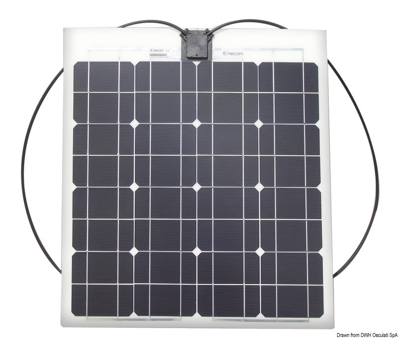Купить Гибкая солнечная монокристаллическая панель SunPower Enecom IP65 12 В 40 Вт 0,8 кг 604 x 536 х 1,7 мм, Osculati 12.034.02 7ft.ru в интернет магазине Семь Футов