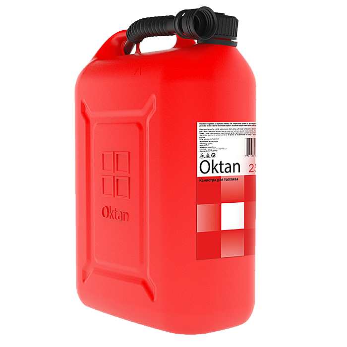 Канистра для бензина Oktan Classic 25.01.01.00-1 25 л 35 х 20 х 49,3 см с заливным устройством